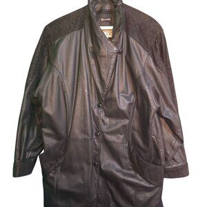 Pelle Studio Womens Leather Jacket Black M Thinsulate Thermal Insulation Snap Cl